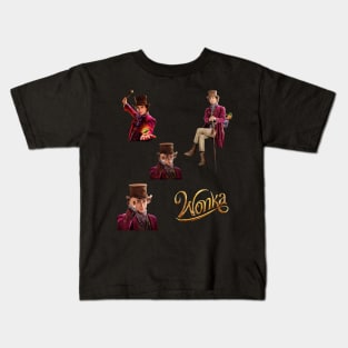 Wonka | 2023 | sticker pack Kids T-Shirt